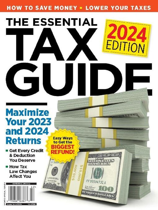 Titeldetails für The Essential Tax Guide - 2024 Edition nach A360 Media, LLC - Verfügbar